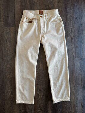 Jamie Haller The Slouch Jeans in Ecru - Size 26, NWT